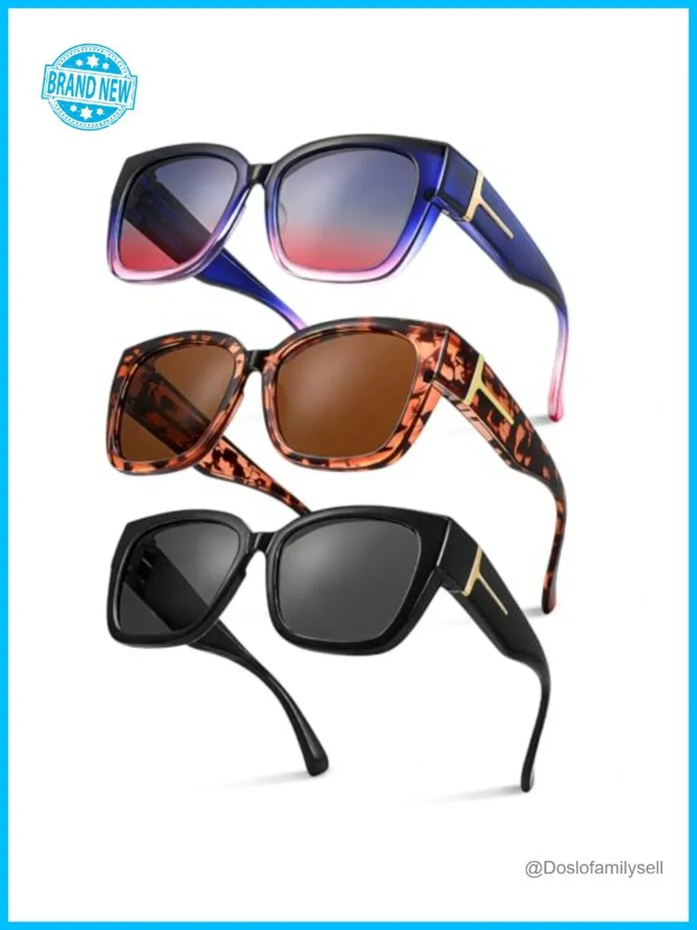 Oversized Polarized Fit Over Sunglasses for Women Men UV400 TAC Lenses